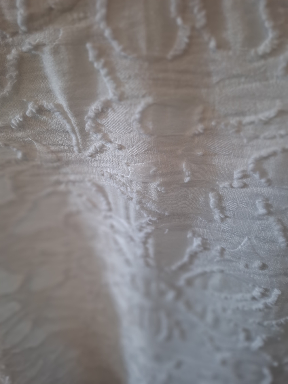 Ali Miles White Textured Split-Neck Tunic - Picture 4 of 15